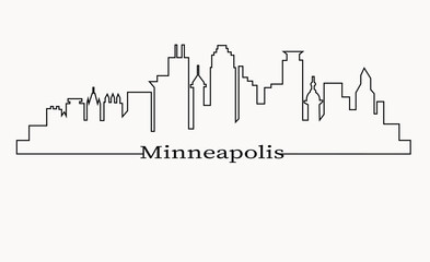 Minneapolis outline 
