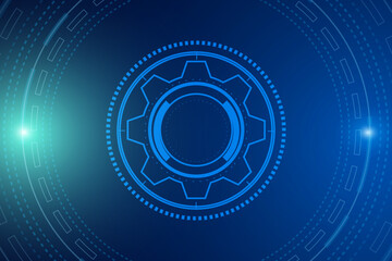 digital technology and engineering, digital telecoms concept, Hi-tech, futuristic technology background, vector illustration.	
