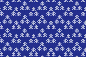 伝統刺繍のベクターイラスト 森のイメージ テキスタイルパターン
日本の東北地方青森県の伝統刺繍 津軽こぎん刺しのモドコ（模様） 