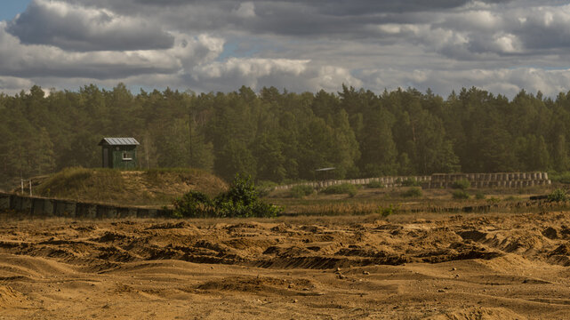 Military training ground in Poland-a place to train military units from NATO countries