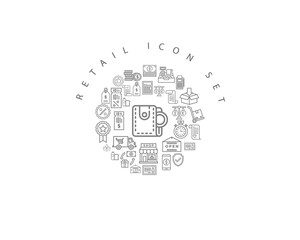 RETAIL ICON SET DESING.