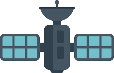 Satelitte icon flat vector. Lab scientist. Biology disease isolated