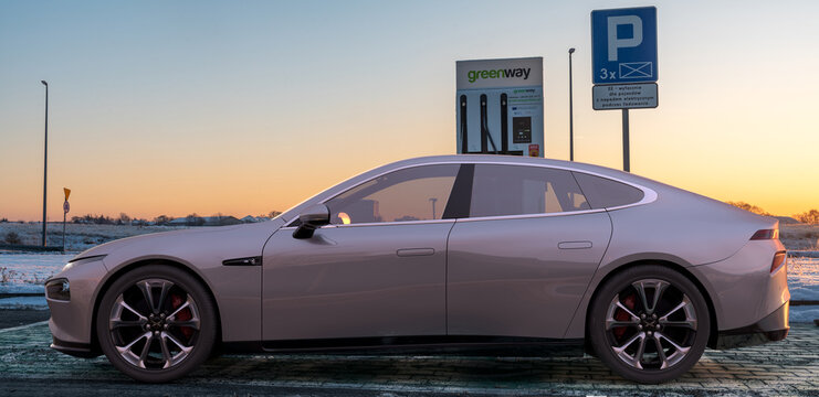 Electric XPENG P7,China's rival to Tasla Model S
