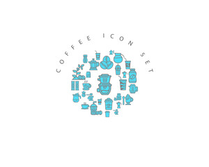 coffec icon set desing.