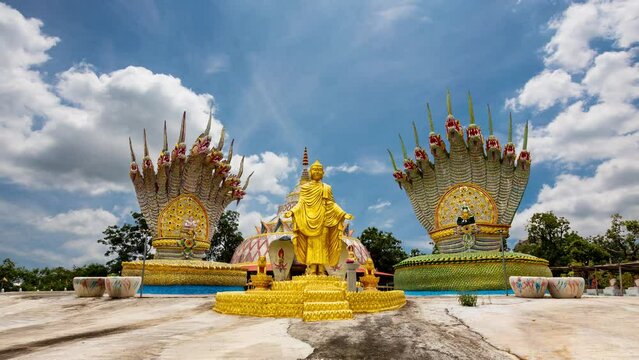 Wat Phra Phutthabat Phufaet, the beauty of architecture, Na Siew Subdistrict, Mueang District, Chaiyaphum Province ,thailand
