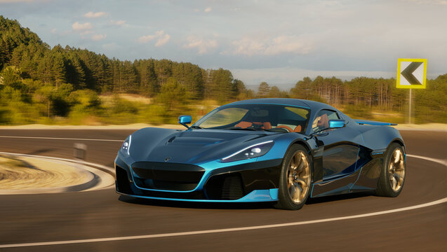 Rimac Nevera fastest electric vehicle in the world