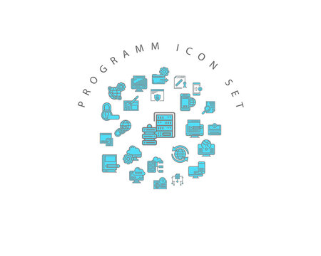 program icon set desing .