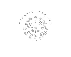 organic icon set desing.