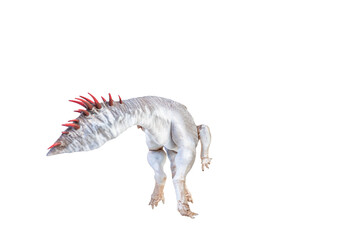 Protoceratops  , dinosaur on  isolated background