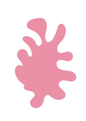 Naklejka premium Pastel Abstract Shape Transparent Design 
