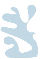 Pastel Abstract Shape Transparent Design 