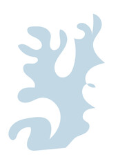 Obraz premium Pastel Abstract Shape Transparent Design 