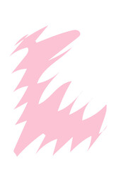 Pastel Abstract Shape Transparent Design 