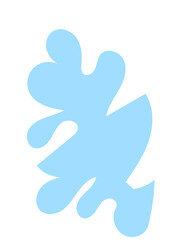 Pastel Abstract Shape Transparent Design 