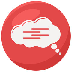 Colourful Flat Contact Icon