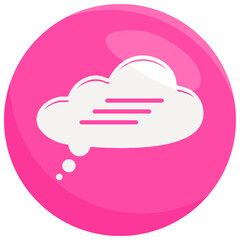 Colourful Flat Contact Icon