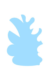 Pastel Abstract Shape Transparent Design 