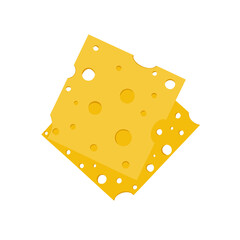 cheese isolated on white