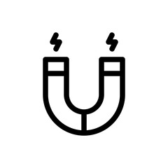 magnet line icon