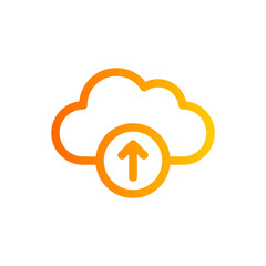 upload gradient icon