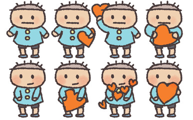  園児のバレンタインセット02【男の子】