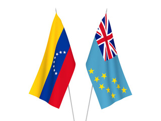 Tuvalu and Venezuela flags