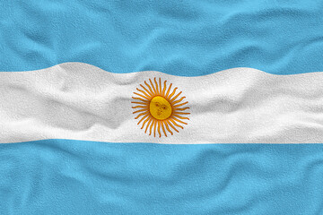 National flag  of Argentina. Background  with flag  of Argentina.