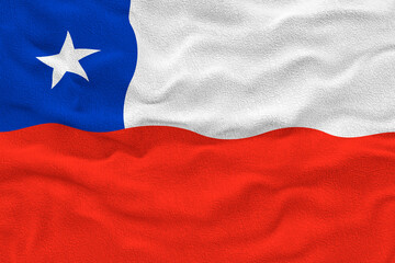 National flag  of Chile.. Background  with flag  of Chile.