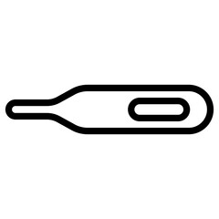 Clinical thermometer icon