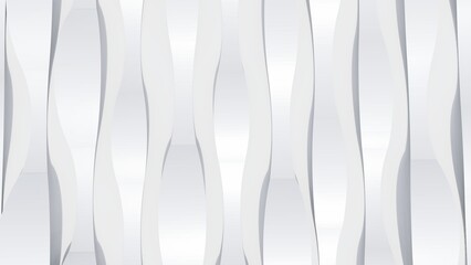 Abstract white background stripes pattern of design 3d render