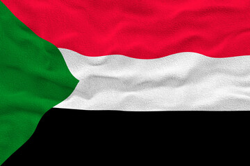 National flag  of Sudan. Background  with flag  of Sudan