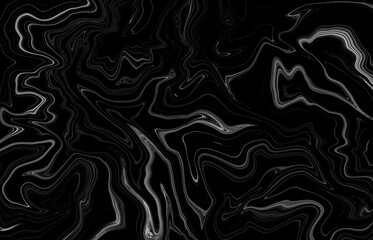 Obraz premium Black white marble oil ink liquid swirl texture for do ceramic counter dark abstract light background tile marble natural for interior decoration and outside.