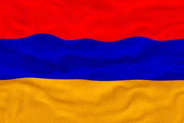 National Flag of Armenia. Background  with flag  of Armenia.