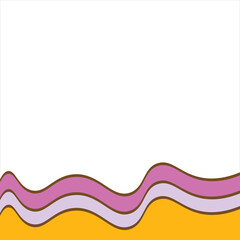 Retro Rainbow Footer