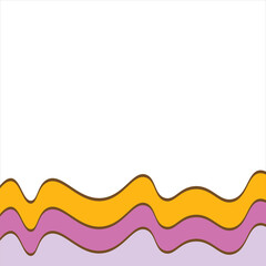 Retro Rainbow Footer