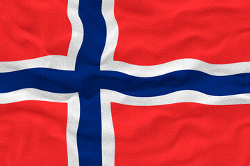 Fototapeta premium National flag of Bouvet islandBackground with flag of Bouvet island