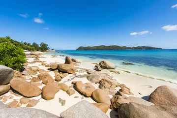 Foto op Plexiglas Anse Boudin in the Seychelles © Fyle