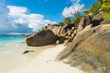 Deurstickers Anse Lazio in the Seychelles © Fyle