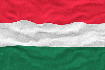 National flag of Hungary. Background  with flag  of Hungary