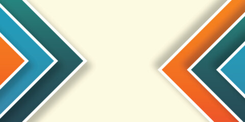 Shape trendy colorful abstract background illustration template design