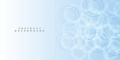  Blue abstract circle ornament pattern background illustration template design