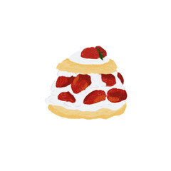 cake with strawberry