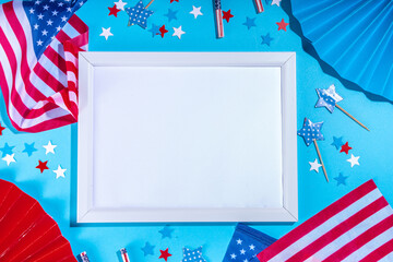 Obraz premium 4 july independence day background