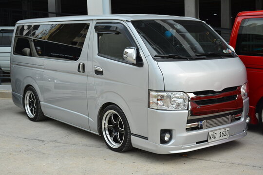 Toyota hiace van at G fest car show in Quezon City, Philippines