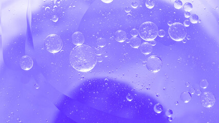 Abstract Purple water bubbles background