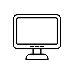 monitor icon. outline icon