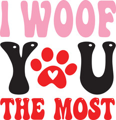 Valentine's Day Dog Bandanas SVG Design