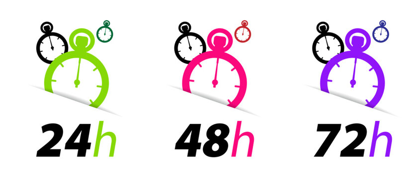 Livraison en 24h, 48h et 72 h chrono