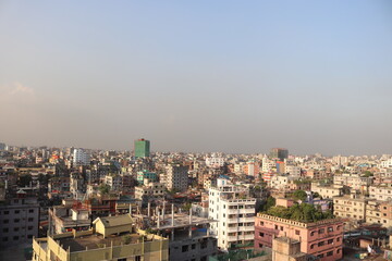 Fototapeta na wymiar Beautiful views from Dhaka, Bangladesh