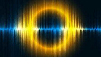 Light Waving Sound Wave Background,technology and earthquake wave diagram concept,design for music studio and science,Vector Illustration.